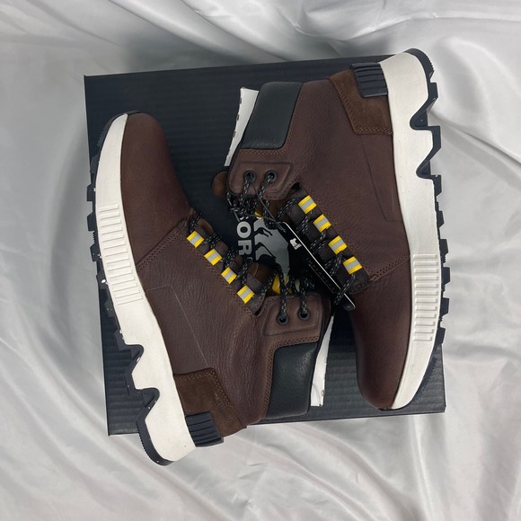 Sorel Mens Size 7.5 Mac Hill Mid Height Waterproof Leather High Top Sneaker Boot main image 6